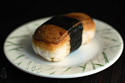 Spam Musubi on a plate